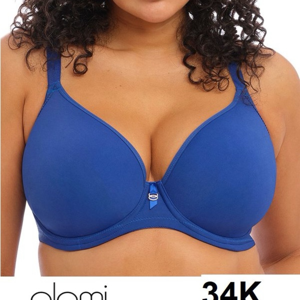 Elomi Blue Underwire Bra with Adjustable Straps